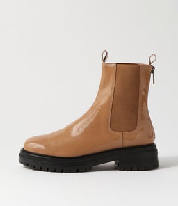 APEACE MO CAMEL PATENT LEATHER