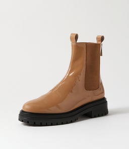 APEACE MO CAMEL PATENT LEATHER