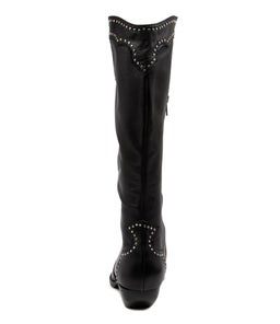 PELLA MO BLACK BLACK HEEL LEATHER