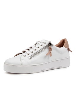 LIZZY TOMO WHITE ROSE LEATHER