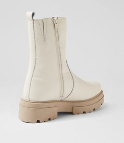 HARLA MO CREAM LEATHER
