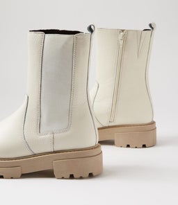 HARLA MO CREAM LEATHER