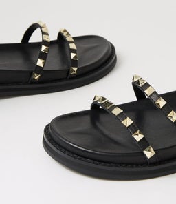 HAYLORA MO BLACK GOLD LEATHER