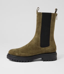 ARMADIL MO OLIVE SUEDE