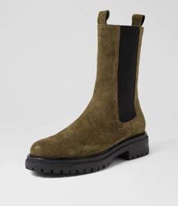 ARMADIL MO OLIVE SUEDE