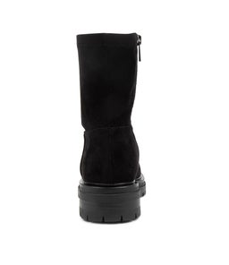ALOVE MO BLACK STRETCH MICROSUEDE