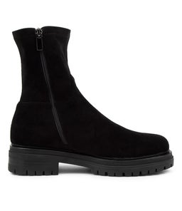 ALOVE MO BLACK STRETCH MICROSUEDE