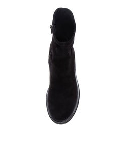 ALOVE MO BLACK STRETCH MICROSUEDE