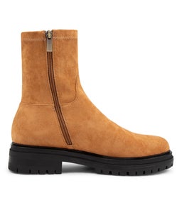 ALOVE MO CAMEL STRETCH MICROSUEDE