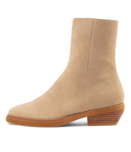 BELLIREY MO CAMEL NATURAL HEEL SUEDE