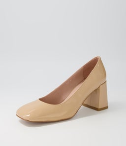 TED MO NUDE PATENT LEATHER
