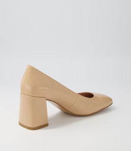 TED MO NUDE PATENT LEATHER