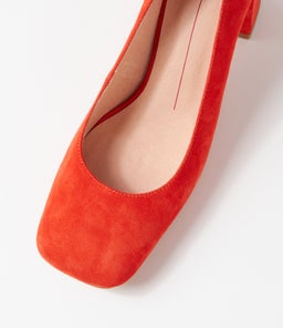 TED MO ORANGE SUEDE