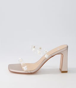 STARS MO PLATINUM PEARL STUD VINYLITE LEATHER