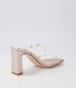 STARS MO PLATINUM PEARL STUD VINYLITE LEATHER