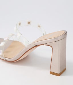 STARS MO PLATINUM PEARL STUD VINYLITE LEATHER
