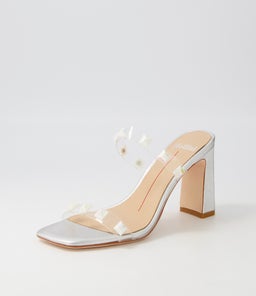 STARS MO SILVER PEARL STUD VINYLITE LEATHER