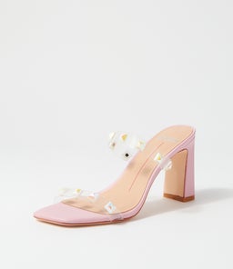 STARS MO BABY PINK PEARL STUD VINYLITE LEATHER