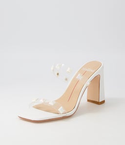 STARS MO WHITE PEARL STUD VINYLITE LEATHER