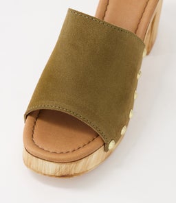 HARMONI MO OLIVE SUEDE