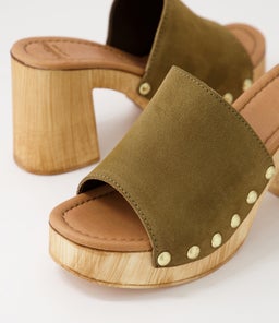 HARMONI MO OLIVE SUEDE