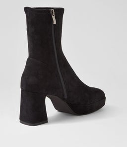 NOW MO BLACK STRETCH MICROSUEDE