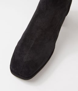 NOW MO BLACK STRETCH MICROSUEDE