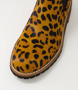 ROCCOM MO LEOPARD BROWN&BLACK HEEL PONY