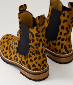 ROCCOM MO LEOPARD BROWN&BLACK HEEL PONY