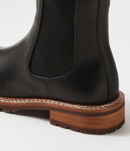 ROCCOM MO BLACK NATURAL SOLE LEATHER