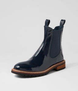 ROCCOM MO NAVY PATENT LEATHER
