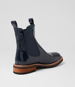 ROCCOM MO NAVY PATENT LEATHER