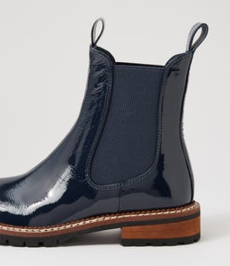ROCCOM MO NAVY PATENT LEATHER
