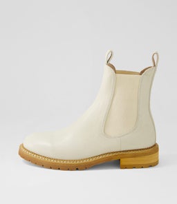 ROCCOM MO OATMILK LT NATURAL HEEL LEATHER