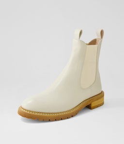 ROCCOM MO OATMILK LT NATURAL HEEL LEATHER