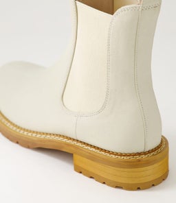 ROCCOM MO OATMILK LT NATURAL HEEL LEATHER