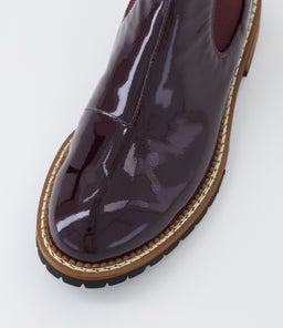 ROCCOM MO DK BURGUNDY PATENT LEATHER