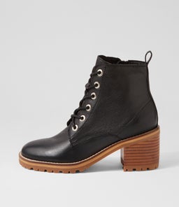 BARTOM MO BLACK NATURAL HEEL LEATHER