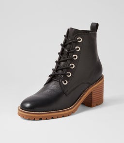 BARTOM MO BLACK NATURAL HEEL LEATHER