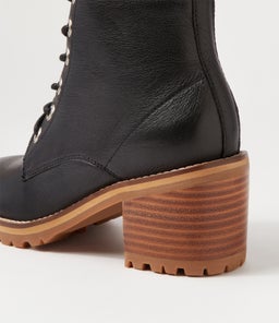 BARTOM MO BLACK NATURAL HEEL LEATHER