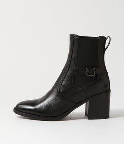 CLOEYS MO BLACK BLACK HEEL LEATHER