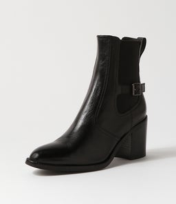 CLOEYS MO BLACK BLACK HEEL LEATHER