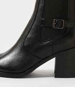 CLOEYS MO BLACK BLACK HEEL LEATHER