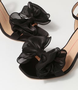 DAPHNE MO BLACK SATIN