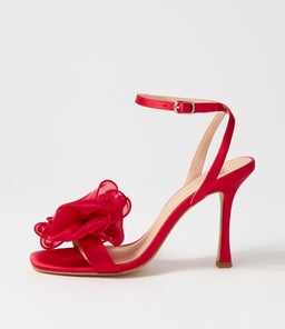 DAPHNE MO RED SATIN
