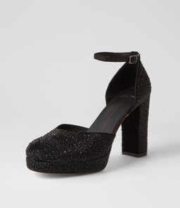 ANGELAR MO BLACK BLACK JEWELS SUEDE