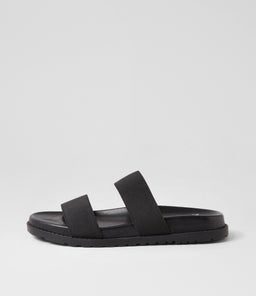 BOUNSE MO BLACK ELASTIC LEATHER