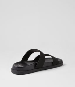 BOUNSE MO BLACK ELASTIC LEATHER