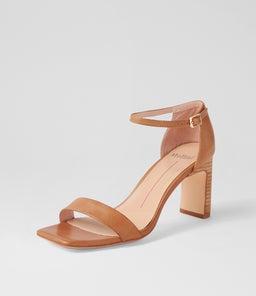 FLOWLA MO TAN NATURAL HEEL LEATHER