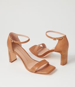 FLOWLA MO TAN NATURAL HEEL LEATHER